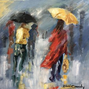 Rain on my Umbrella 200x200mm